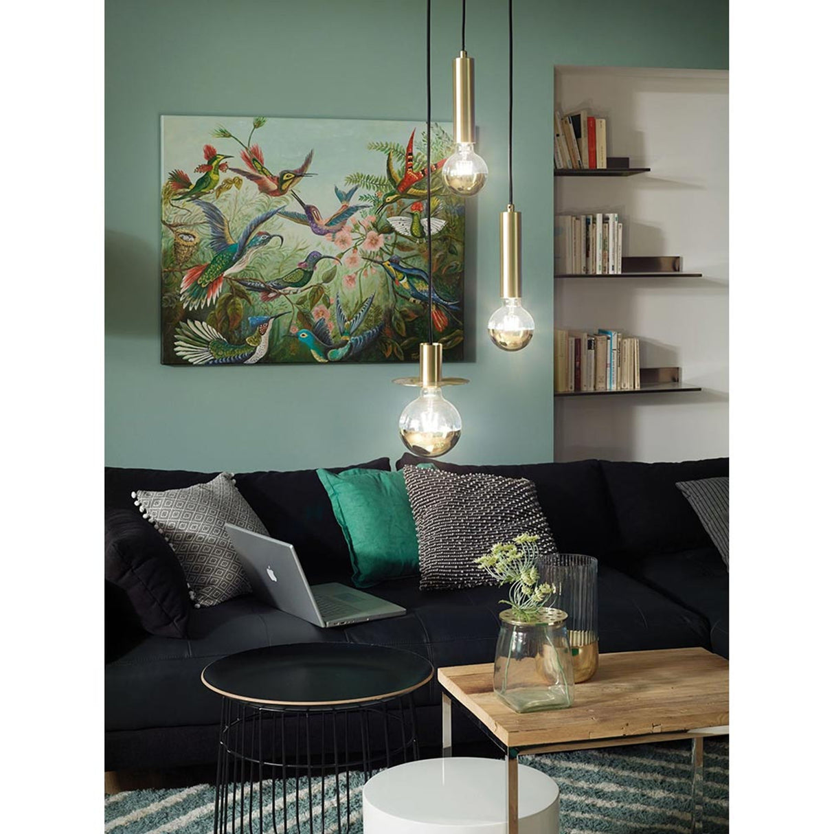 E27 6,5W LED Globe Kopfspiegel Gold 2700K Dimmbar