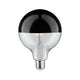 E27 6,5W LED Globe Kopfspiegel Schwarz, Chrom Dimmbar 2700K