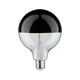 E27 6,5W LED Globe Kopfspiegel Schwarz, Chrom Dimmbar 2700K