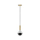 E27 6,5W LED Globe Kopfspiegel Schwarz, Chrom Dimmbar 2700K