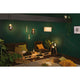 E27 6,5W LED Globe Kopfspiegel Schwarz, Chrom Dimmbar 2700K