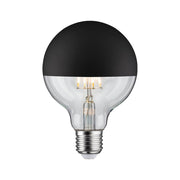 E27 6,5W LED Globe Kopfspiegel 2700K Schwarz-Matt Dimmbar, warmweiße LED-Globelampe für Pendel und Deckenleuchten