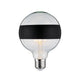 E27 6,5W LED Globe Ringspiegel Dimmbar 2700K Schwarz-Matt