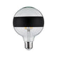 E27 6,5W LED Globe Ringspiegel Dimmbar 2700K Schwarz-Matt