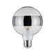 E27 6,5W LED Globe Ringspiegel Dimmbar 2700K Silber