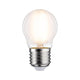 E27 6,5W LED Tropfen Filament 2700K Dimmbar Matt