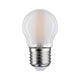 E27 6,5W LED Tropfen Filament 2700K Matt