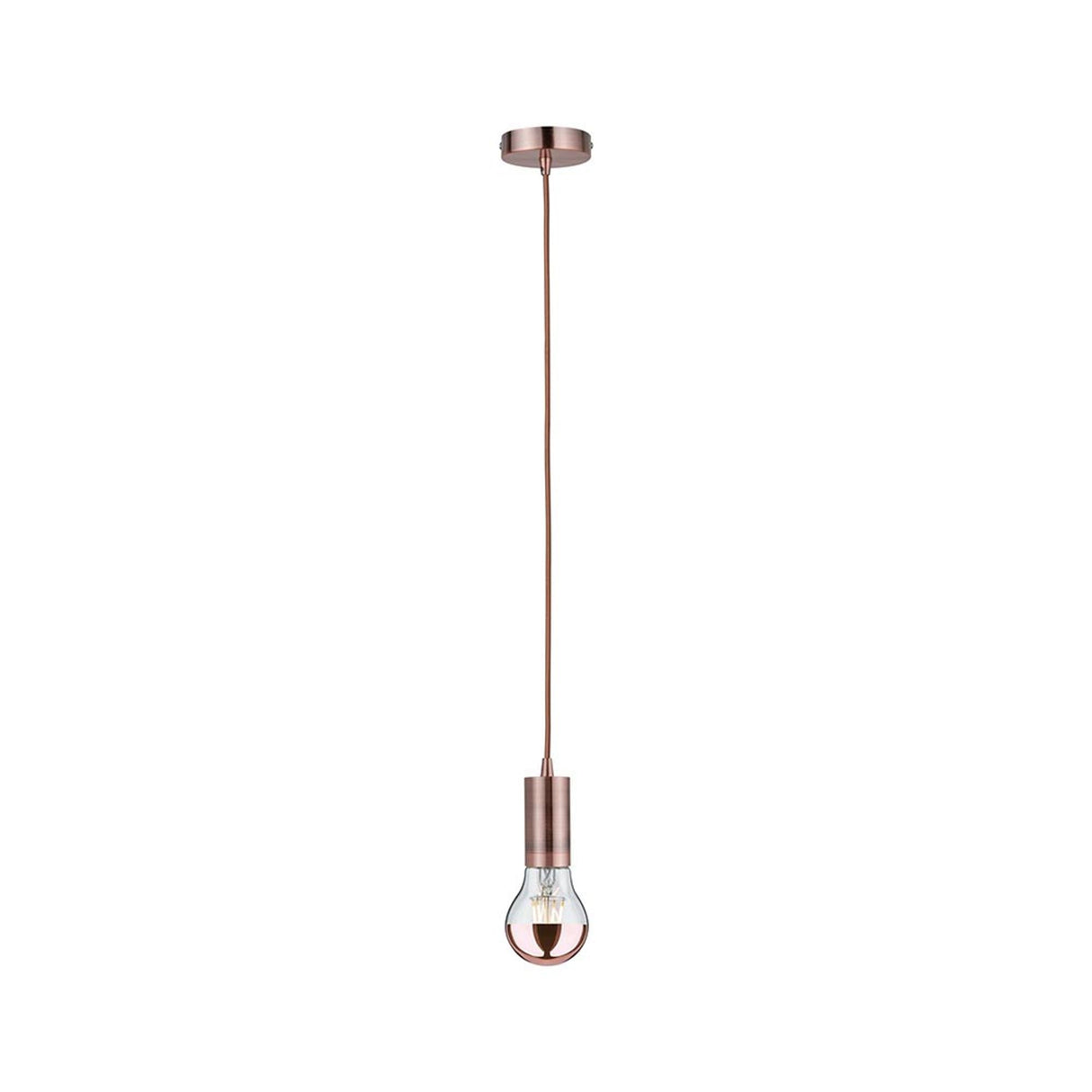E27 6,5W LED Birne 2700K Kopfspiegel Kupfer