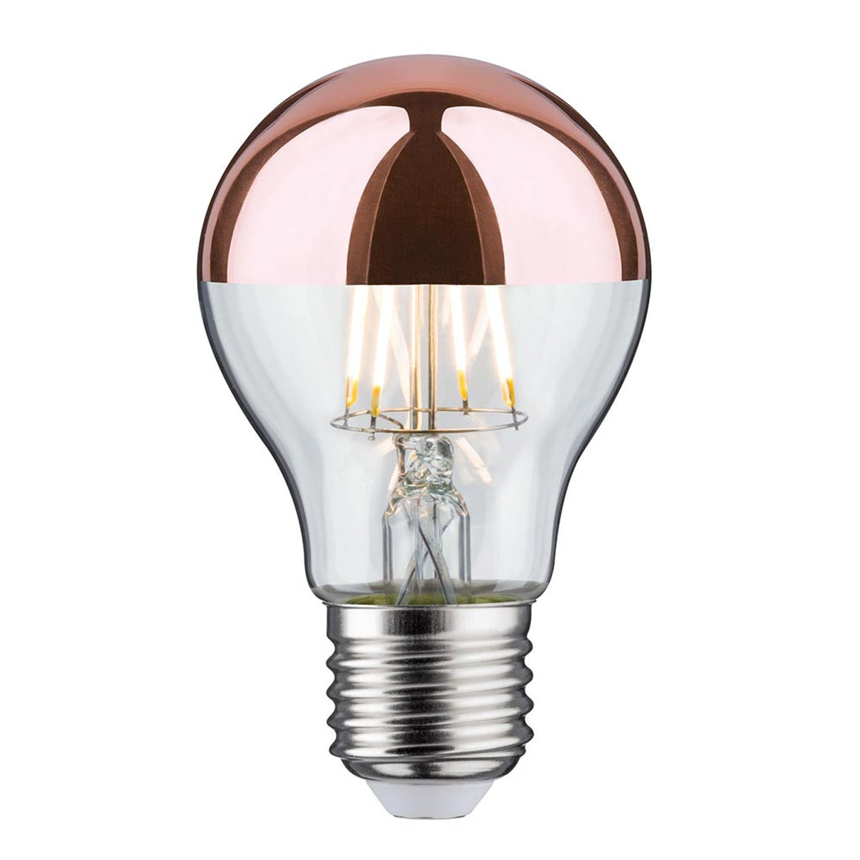 E27 6,5W LED Birne 2700K Kopfspiegel Kupfer