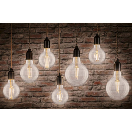 E27 7,5 LED Globe Filament 2700K Transparent