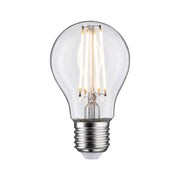 E27 7,5W LED Birne Filament 2700K Dimmbar Klar, klare Glasbirne mit sichtbaren Filamenten und E27-Sockel