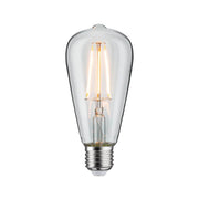 E27 7,5W LED Kolben Filament 2700K Dimmbar Klar, vintage LED-Lampe aus Vollglas mit warmweißem Licht