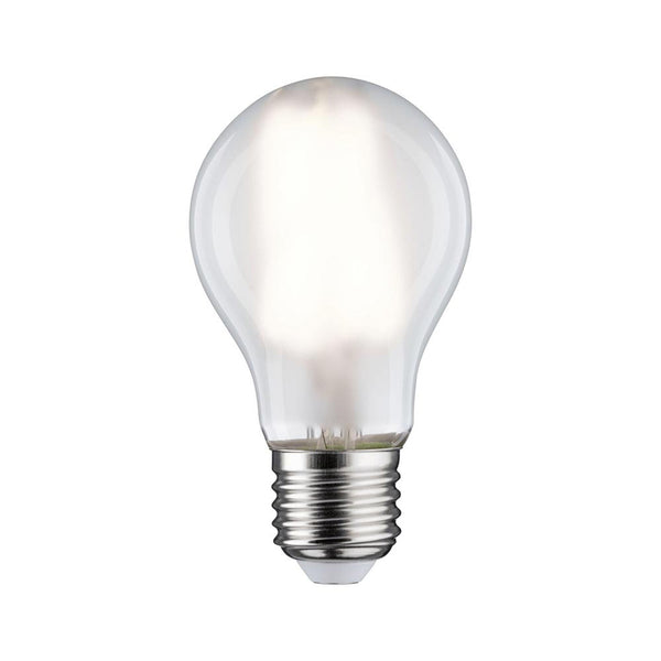 E27 LED 7W Birne Filament Matt 4000K, matte Paulmann Glühbirne mit sichtbarer Filamentoptik und neutralweißem Licht