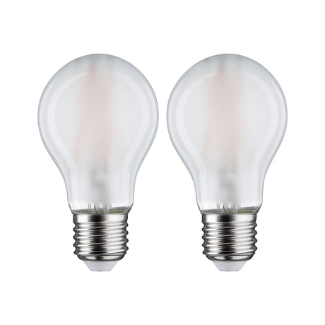 E27 7W LED Birne 2er-Set Filament Matt 4000K, neutralweiße LED-Lampen mit E27-Sockel
