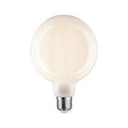 E27 7W LED Globe Filament Dimmbar 2700K Opal-Weiß, opale Globe-Glühlampe mit warmweißem Licht und E27-Sockel