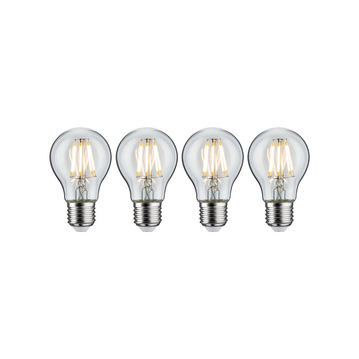 E27 7W Leuchtmittel 4er Bündel Filament 2700K Allgebrauchslampe Klar