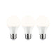 E27 8W LED Birne 3er-Set Opal 2700K
