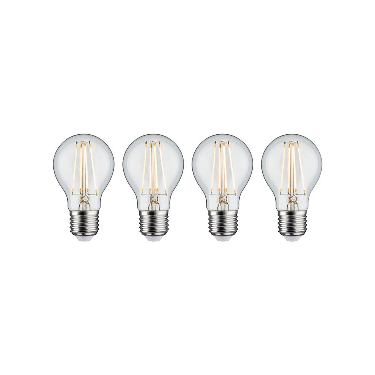 E27 8W LED Leuchtmittel 4er Bündel Allgebrauchslampe 2700K Klar