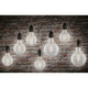 E27 9W LED Globe Filament 4000K Klar