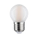 E27 LED 5W Tropfen Filament 2700K Matt