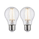 2x E27 LED 7W Birne 2700K Filament Klar