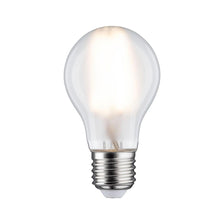 E27 LED 9W Birne Filament 2700K Dimmbar Matt mit mattiertem Glas und sichtbarer Filament-Optik, E27-Sockel
