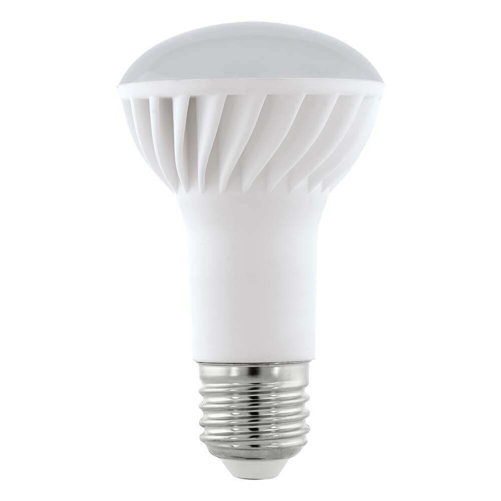 E27 LED R63 Opal Warmweiß 3000K 3W Glühbirne mit energieeffizienter Technologie.