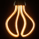 E27 LED Retro Art Line Extra Warmweiß 1900K Dimmbar, klassische Lampe mit kunstvollen Lichtakzenten