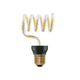 E27 LED Retro Art Line Extra Warmweiß 1900K Dimmbar mit spiralförmigem Design und goldener Fassung