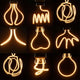 E27 LED Retro Art Line Extra Warmweiß 1900K Dimmbar - kreative lampenformen in einzigartigen designs