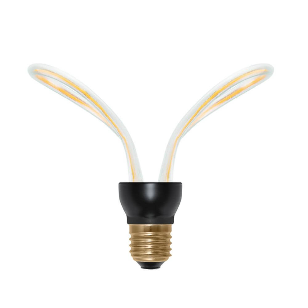 E27 LED Retro Art Line Extra Warmweiß 1900K Dimmbar, Designer-Lampe mit kunstvollem Lichtdesign.