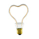 E27 LED Retro Art Line Extra Warmweiß 1900K Dimmbar in Herzform für stimmungsvolle Beleuchtung