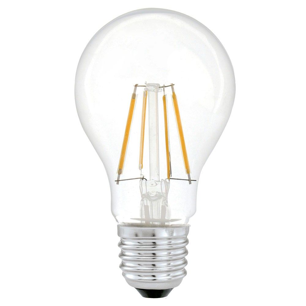 E27 LED Retro Glühbirne in Warmweiß 2700K, 350lm, energiesparend und umweltfreundlich.
