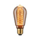 E27 LED ST64 Spiralmuster 200lm 1800K Goldfarben