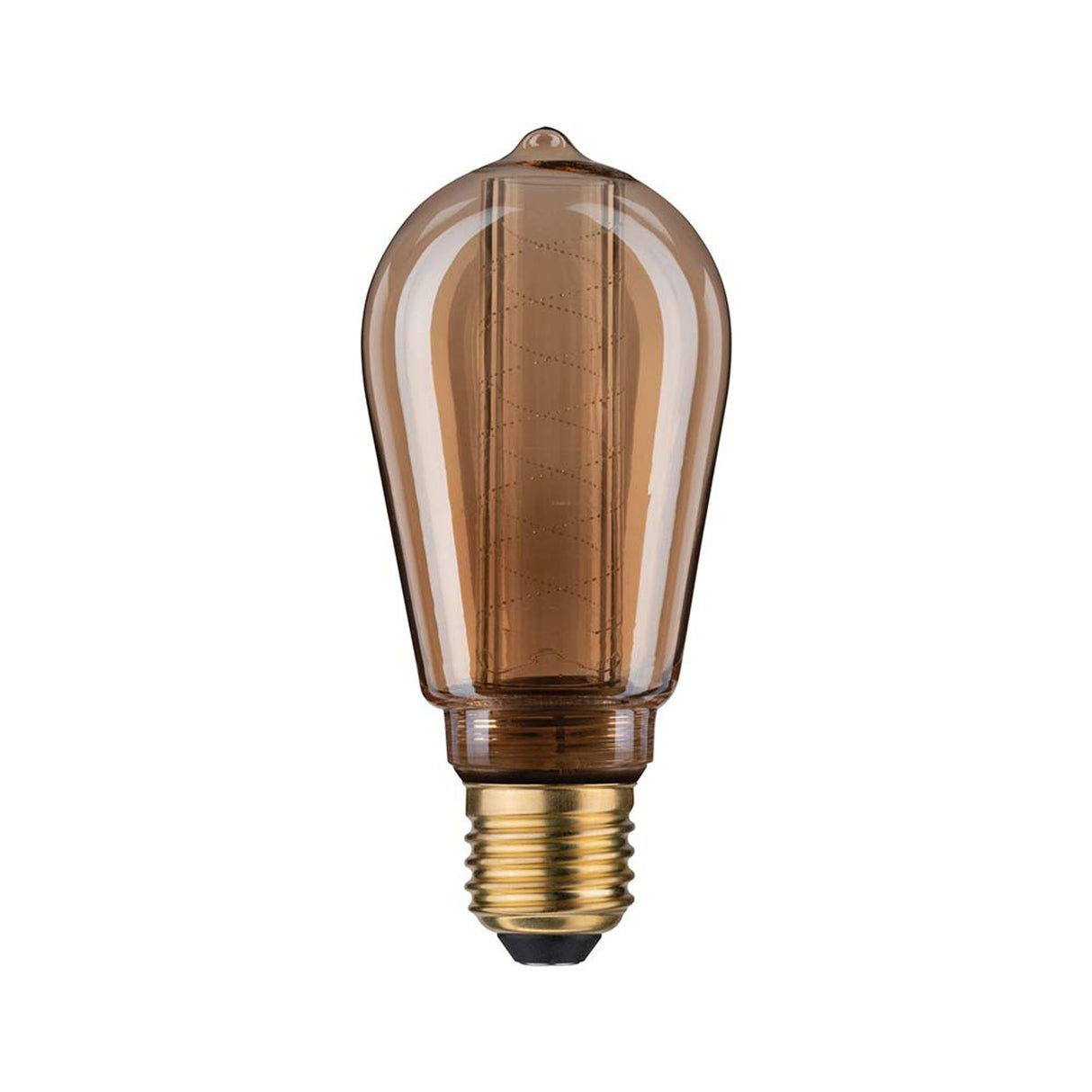 E27 LED ST64 Spiralmuster 200lm 1800K Goldfarben