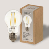 s.luce E27 LED Warm white 2700K 720lm 8W Dimmable CRI 90