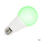 E27 RGBW Smart LED Weiß, Milchig 9W Cri90 230° mit grünem Licht, dimmbar und 800 Lumen.