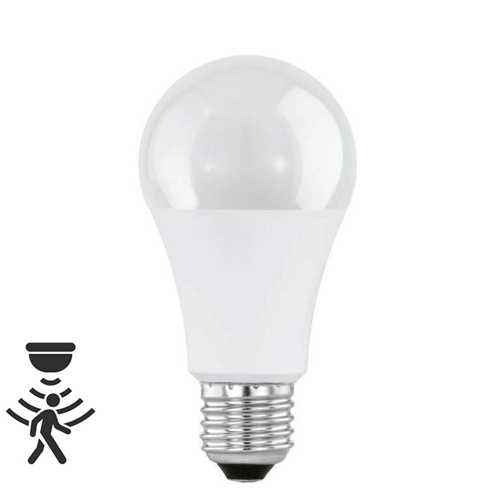 E27 Sensor LED Varmhvid 2700K 830lm 9W inkl. bevægelsessensor 