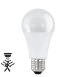 E27 Sensor LED Varmhvid 2700K 830lm 9W inkl. bevægelsessensor 