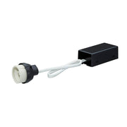 EBL connection set GU10 max. 50W incl. quick connector in black with connection cable.