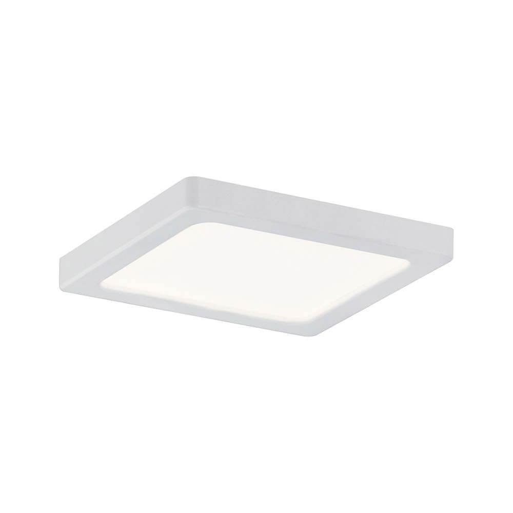 EBL Set Panel Areo eckig IP23 LED 1x5W 3000K 80x80mm Weiß in mattem Weiß mit quadratischem Design.