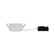 EBL Set Panel Areo eckig IP23 LED 1x5W 3000K 80x80mm Weiß – eckiges LED-Panel mit schmalem Rand und einfacher Montage.