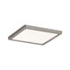 EBL Set Panel Areo eckig dim IP44 1x8W 3000K 120x120mm Nickel-Matt (1)