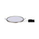 EBL Set Panel Areo rund IP23 LED 1x12W 3000K 180mm Nickel-Matt in mattem Nickel mit Zuleitung und Befestigungsmaterial.