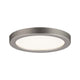 EBL Set Panel Areo rund IP23 LED 1x5W 3000K 80mm Nickel-Matt