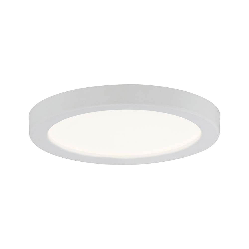 EBL Set Panel Areo rund IP23 LED 1x5W 3000K 80mm Weiß - runde Deckenleuchte mit matte Oberfläche.
