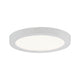 EBL Set Panel Areo rund IP23 LED 1x5W 3000K 80mm Weiß - runde Deckenleuchte mit matte Oberfläche.