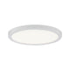 EBL Set Panel Areo rund IP23 LED 1x8W 3000K 120mm Weiß - rundes, schlankes LED-Panel mit mattem Weiß-Rand