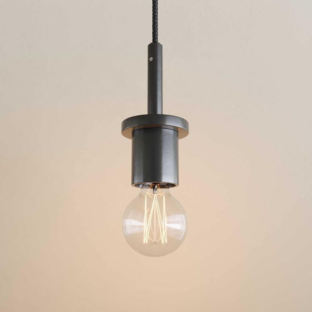 s.luce Echos glass hanging lamp suspension 150cm black