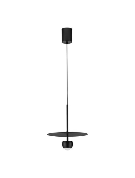 Edem LED Pendelleuchte Ø 30cm 3000K, moderne schwarze Hängeleuchte mit elegantem Design